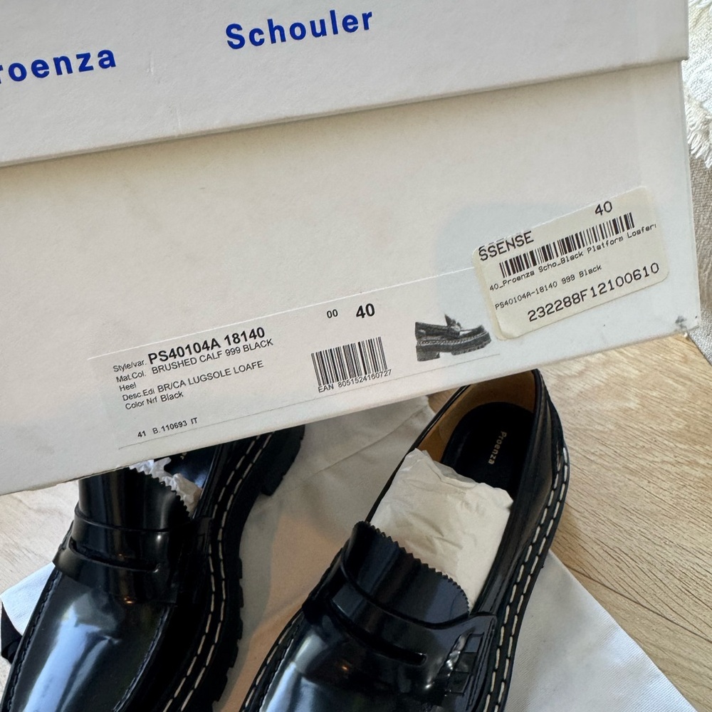 PROENZA SCHOULER
Black Platform Loafers - Picture 4 of 4